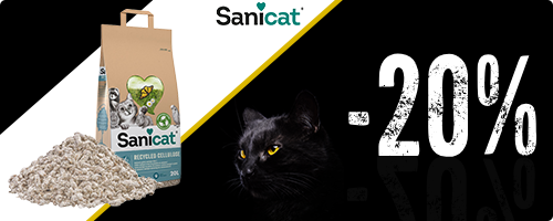 20% Rabatt auf Sanicat Katzenstreu